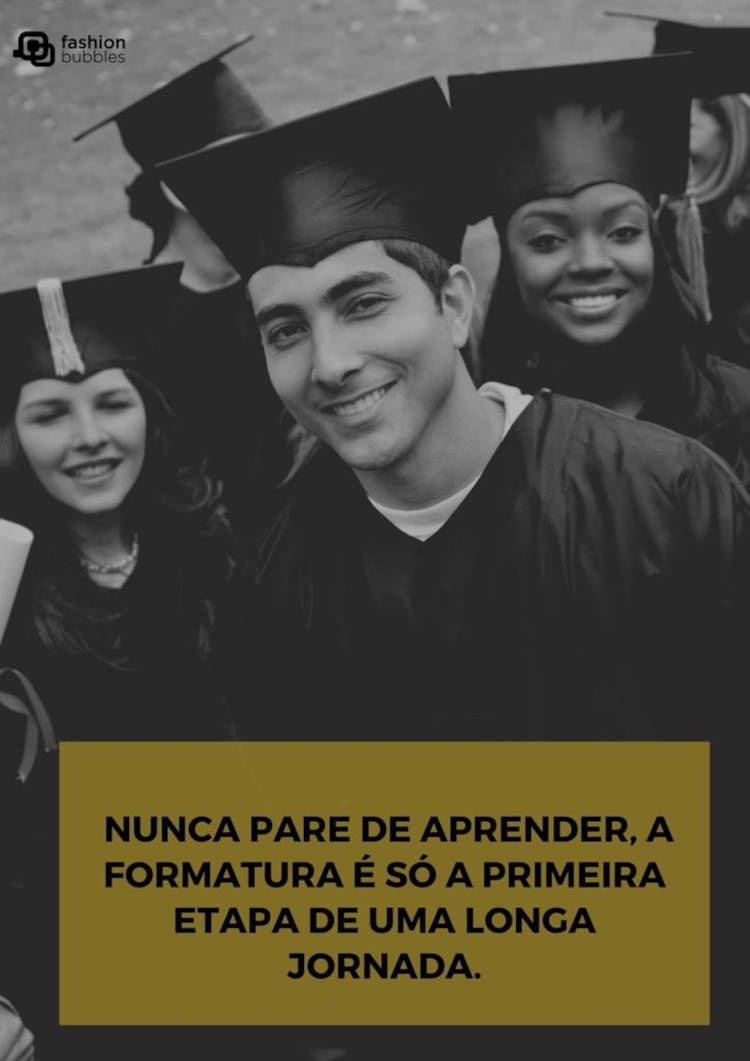 Frase sobre não parar de aprender