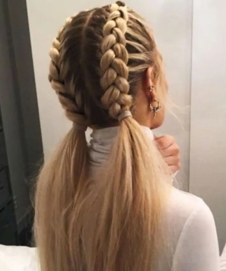 Penteado de caipira chique