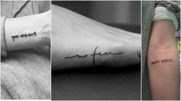 três frases para tatuagem em inglês