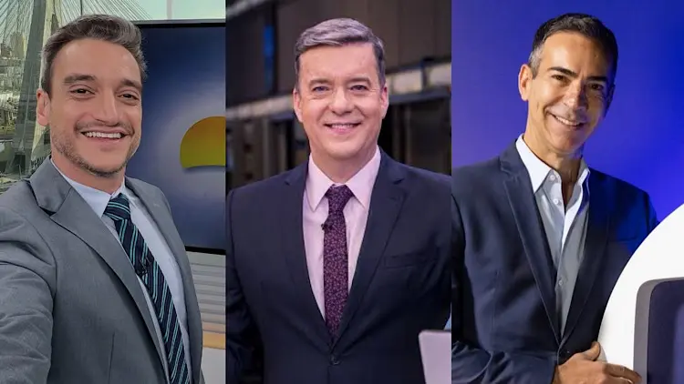 Tiago Scheuer, Roberto Kovalick e César Tralli ganharão novas atribuições com a saída de William Bonner do Jornal Nacional.