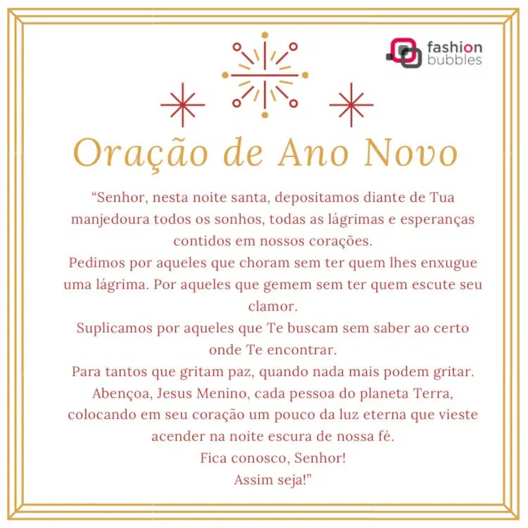 Orações de Ano Novo