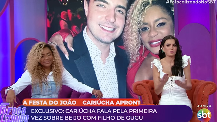 Cariúcha deu mais detalhes sobre seu affair com João Augusto, filho do Gugu.