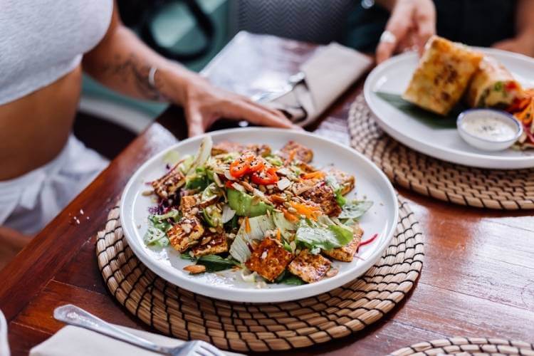 prato de salada