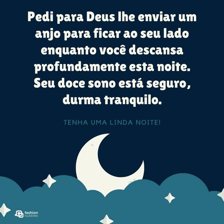 Foto de oração para fazer de noite.