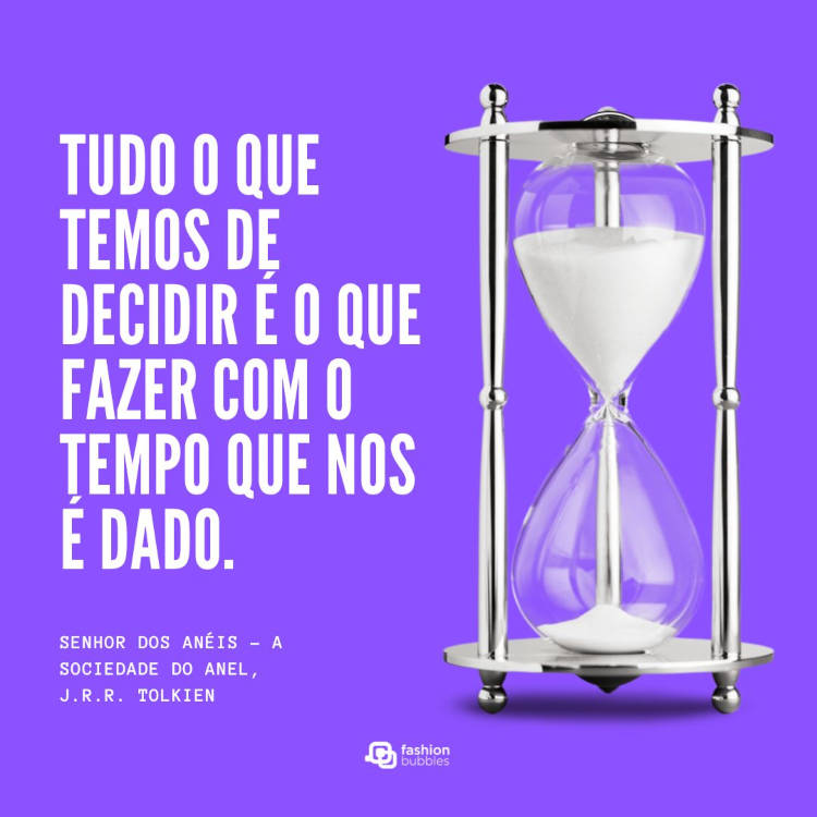 Frase do filme Senhor dos Anéis