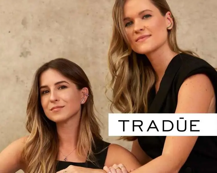 Foto das fundadoras da marca, Marina Bragança e Katharina Maclnnes Tess