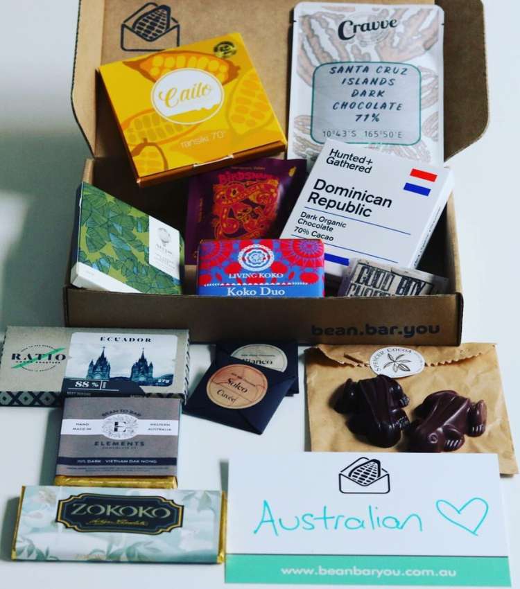 Kit de degustação de chocolates, chocolates de diversos países