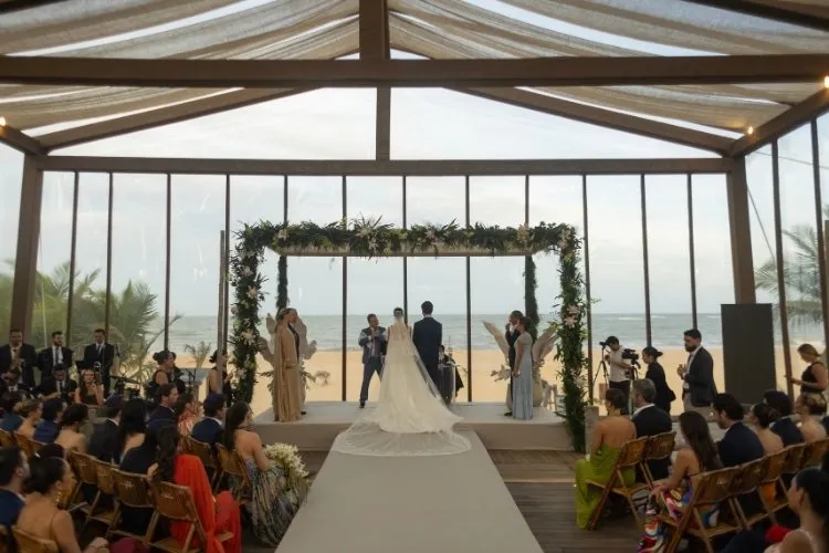 Cerimônia de casamento de Marina Gold e Ítalo Trombini