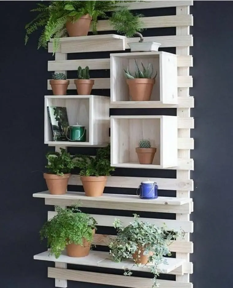 Jardim vertical de pallet