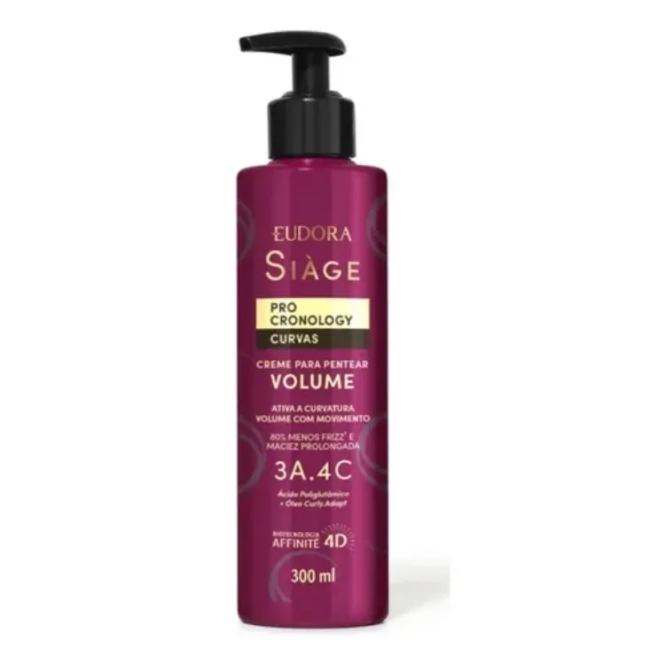 Creme Para Pentear Volume Siàge Pro Cronology Curvas