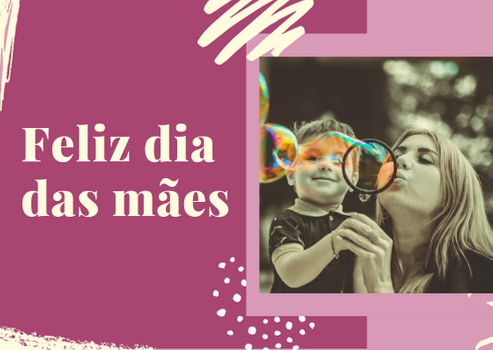Cartão feliz dia das mães