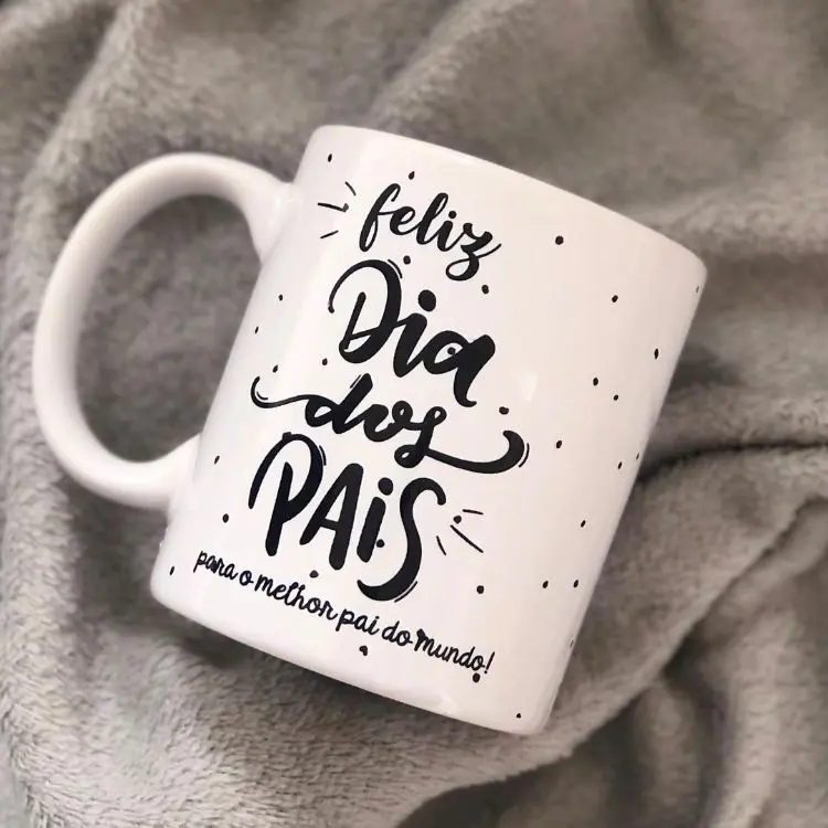 caneca personalizada de lembrancinha para o Dia dos Pais