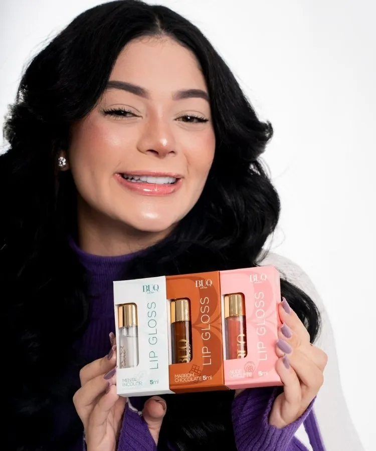 Linha de lip gloss Buq Care