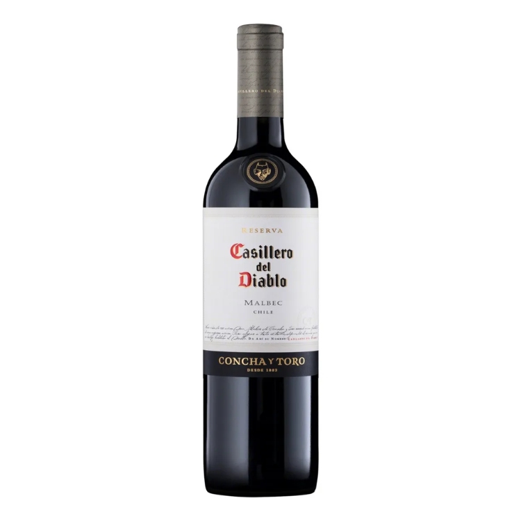 Vinho Tinto Chileno Malbec 750ml Casillero Del Diablo
