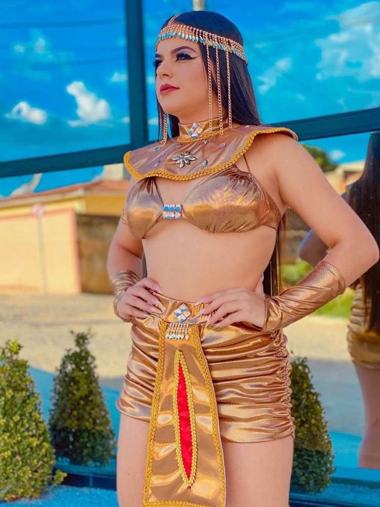 Opção de look para bloco de carnaval