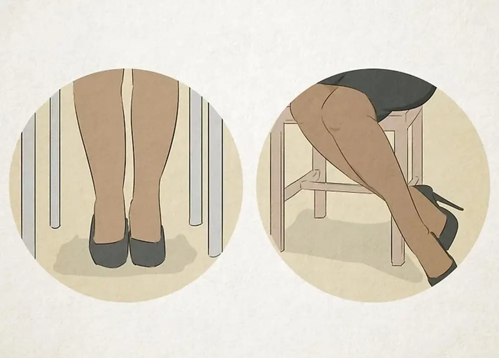 Como se sentar no trabalho. Regras de etiquetas para mulheres..