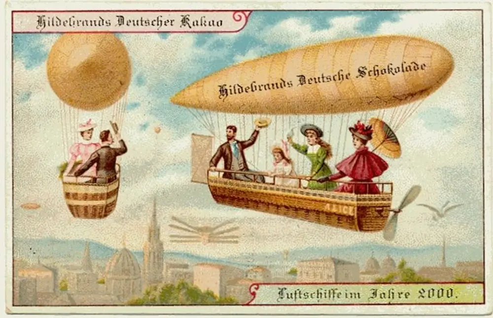 Transporte público - antepassados imaginavam para o futuro.
