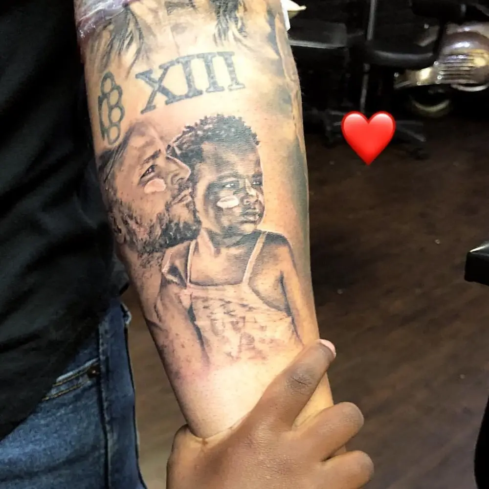 Tatuagem de Bruno Gagliasso para Titi.