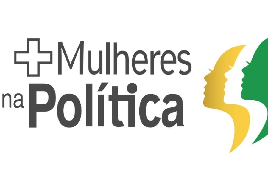 Logo do curso Mais Mulheres na Política que incentiva a participação feminina na política.