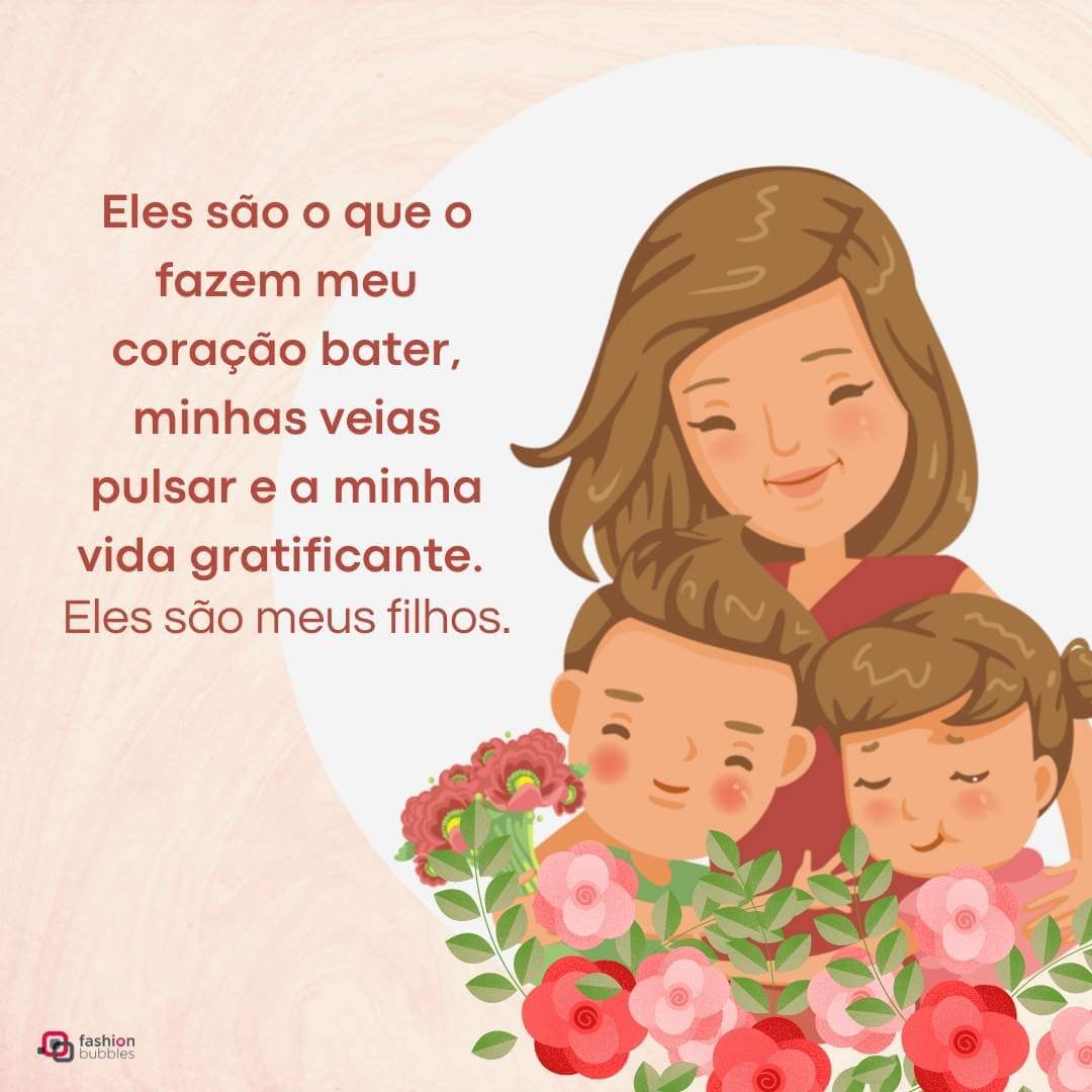 Frase sobre filhos.