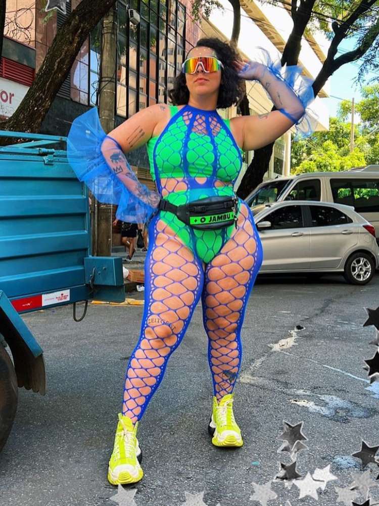 Opção de look para bloco de carnaval