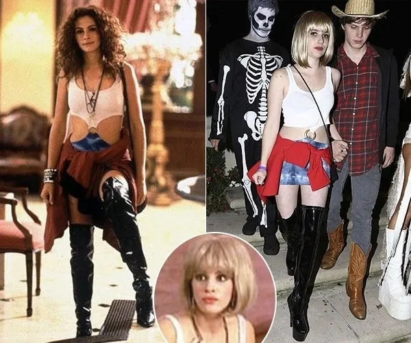 obrinha-de-julia-roberts-emma-roberts-resolveu-homenagear-a-tia-e-foi-vestida-como-vivian-personagem-de-julia-no-classico-uma-linda-mulher-para-uma-festa-de-halloween-
