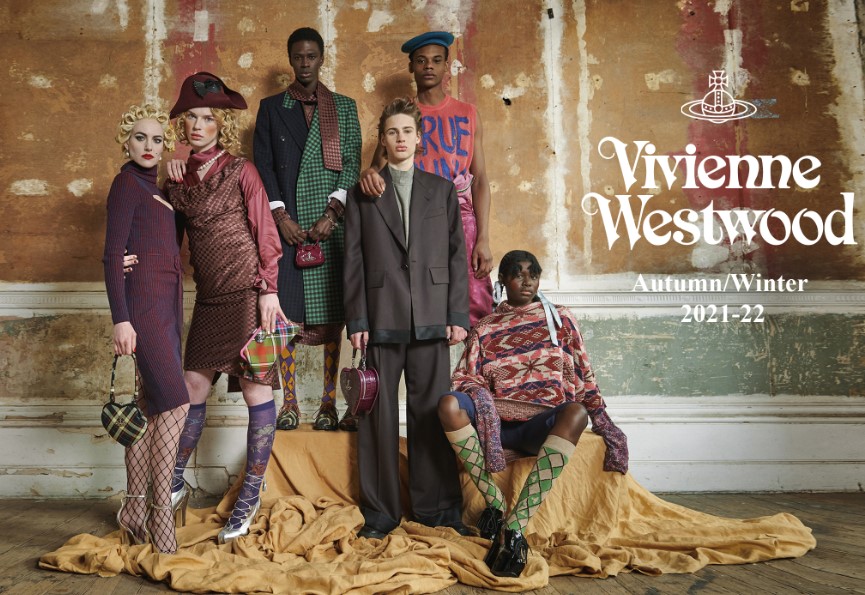 Coleção outono-inverno 21/22 de Vivienne Westwood. Coleção outono-inverno 21/22 de Vivienne Westwood.