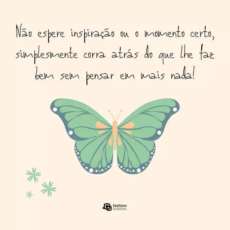 Frase sobre correr atrás