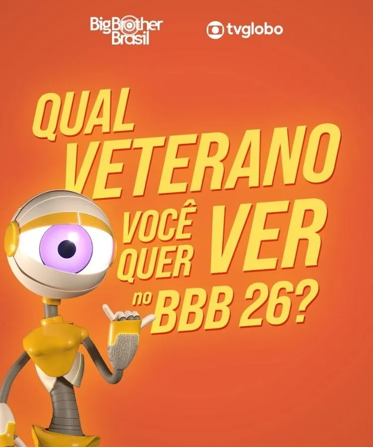 Foto do RoBBB anunciando a participação de veteranos, uma das novidades do BBB 26