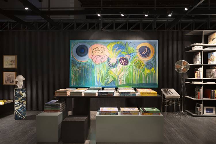 Ambiente de Caru Cunha, Nana Cunha e Silvia Camargo - Livraria Com Arte, no Casacor SP 2023