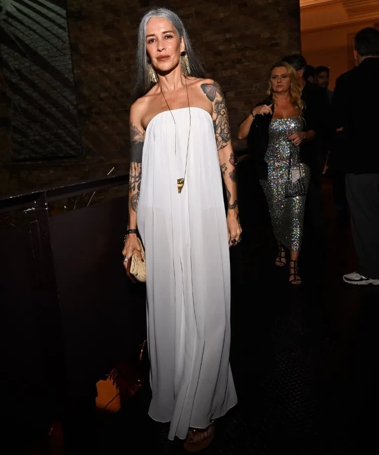 Valéria Rossatti na festa de 40 anos da ÁGUA DE COCO