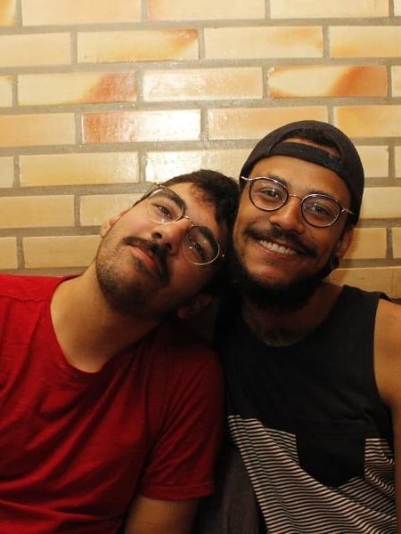 João, do BBB 21, e o namorado - Reprodução