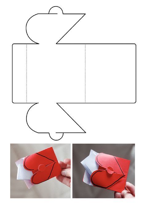 Cartão de coração DIY