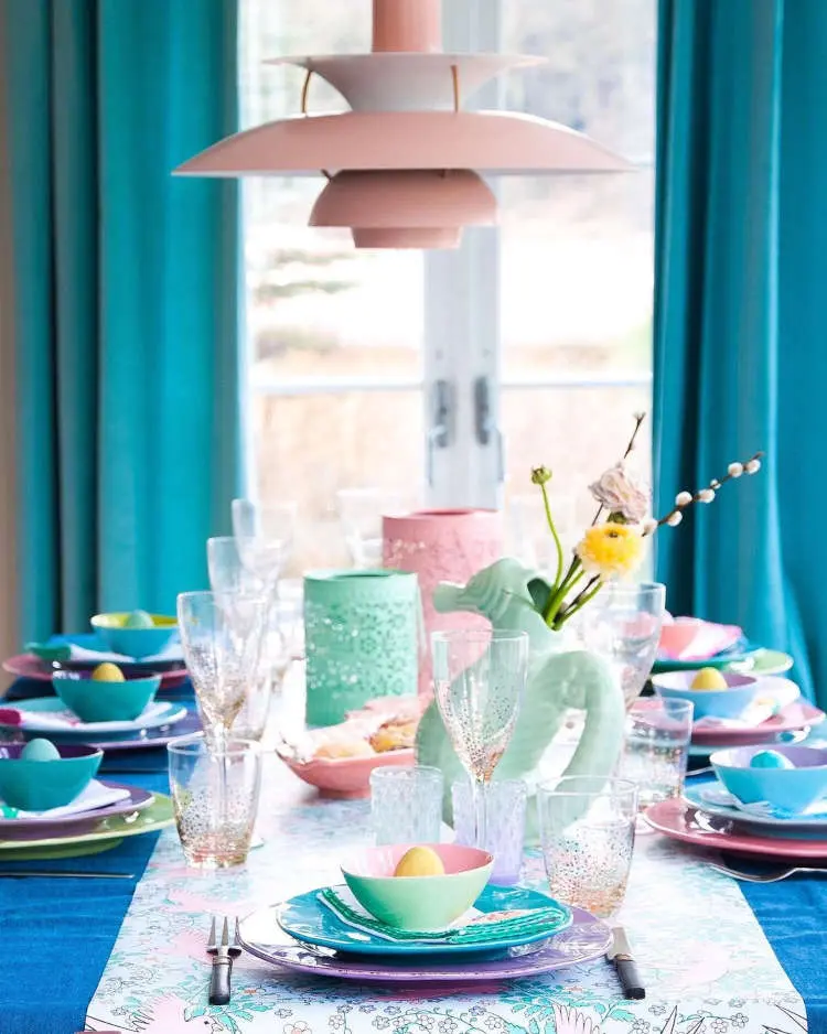 decoração em tons pastel