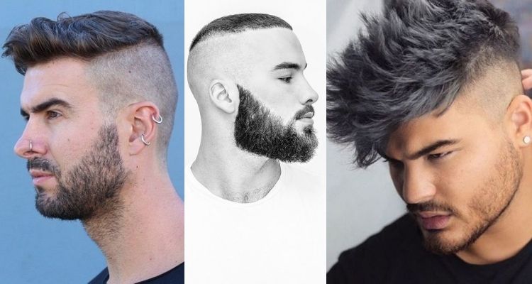 três opções de corte com lateral raspada