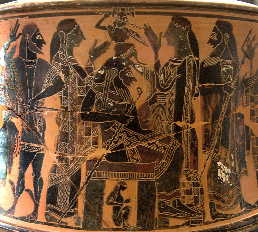 Nascimento da deusa grega Atena, cerca de 570-560 a.C. 