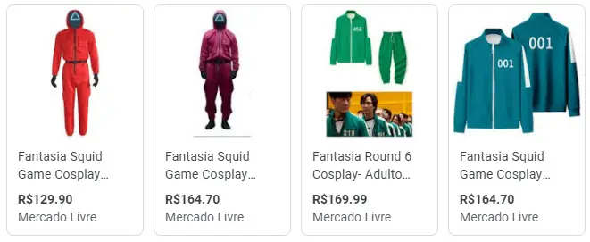 Fantasias do Round 6 do Mercado Livre Fantasias do Round 6 do Mercado Livre