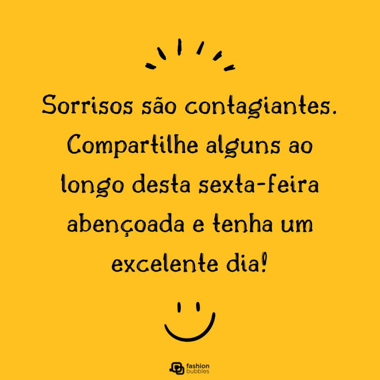 Frase de bom dia sexta-feira alegre