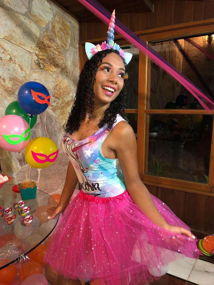 Opção de look para bloco de carnaval