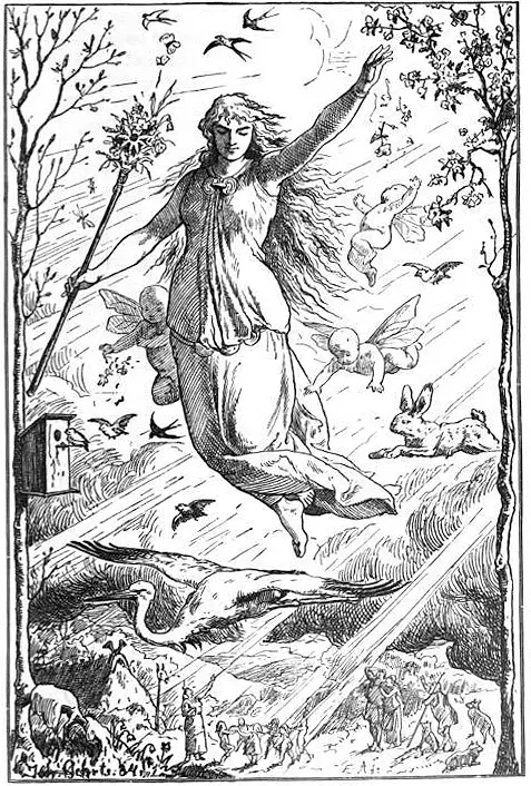 Ostara, ilustração publicada em 1901. 