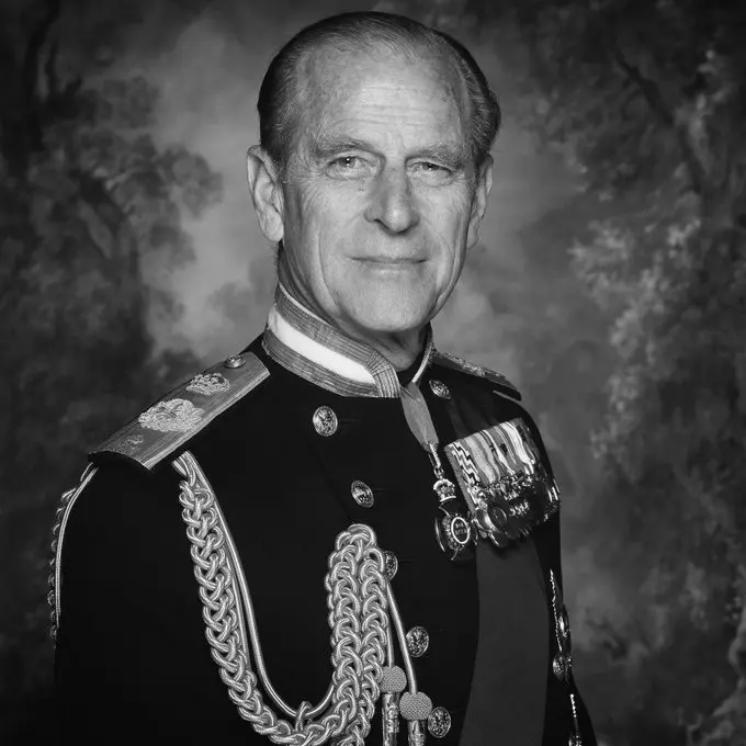 Foto oficial do Príncipe Philip.