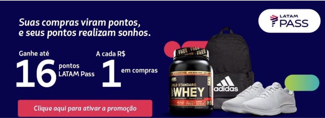 promoção da livelo com a netshoes - acumular milhas