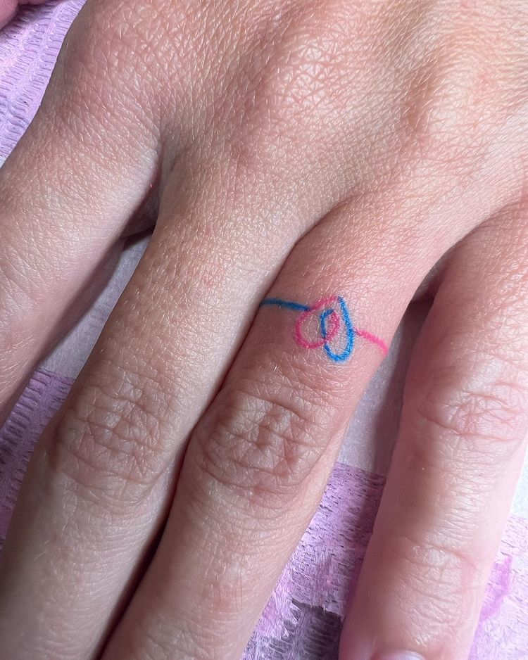 tatuagens imitando anéis