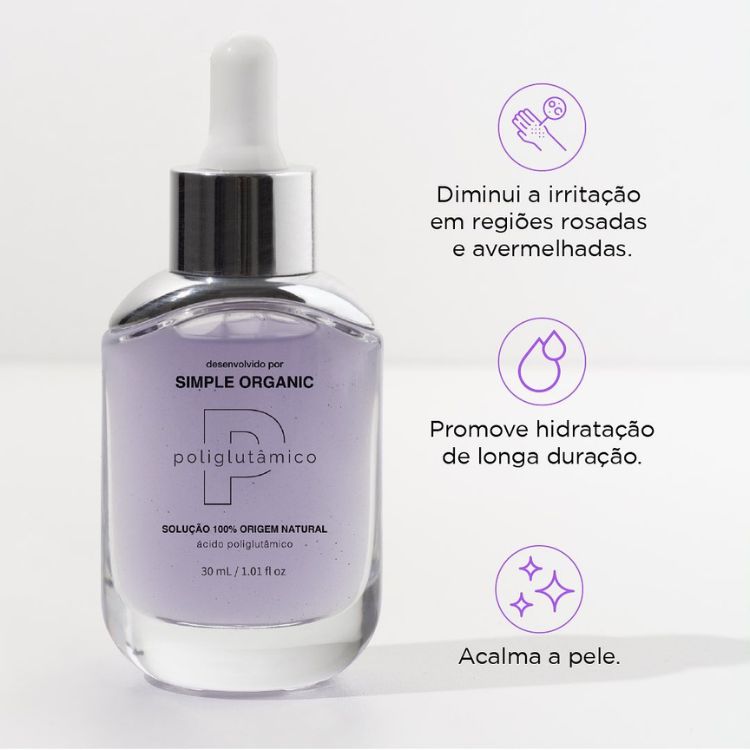 lançamento de produto da simple organic.