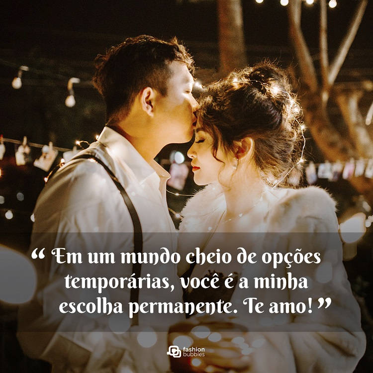 frases de amor em foto de casal