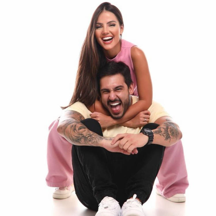 João Hadad e namorada Luana Andrade