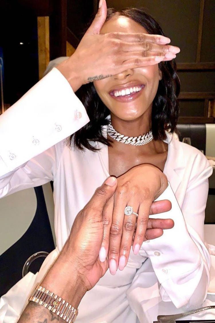 Jourdan Dunn anúncio noivado
