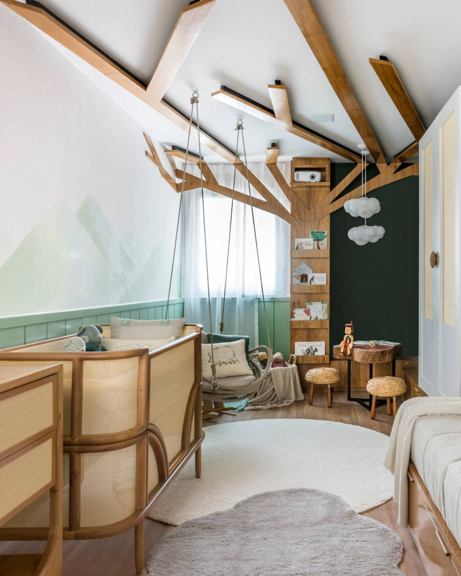 Quarto infantil sustentável é tendência de decoração 2022.