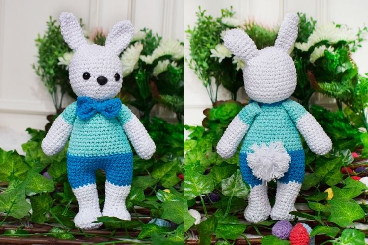 amigurumi de coelho da Páscoa