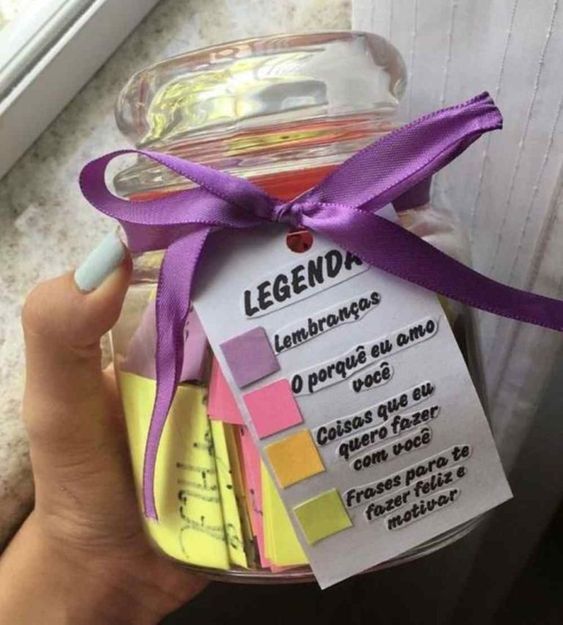presentes criativos para namorado potinho do amor